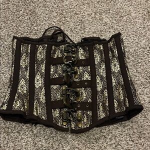 Brown and Cream Shapewear Corset